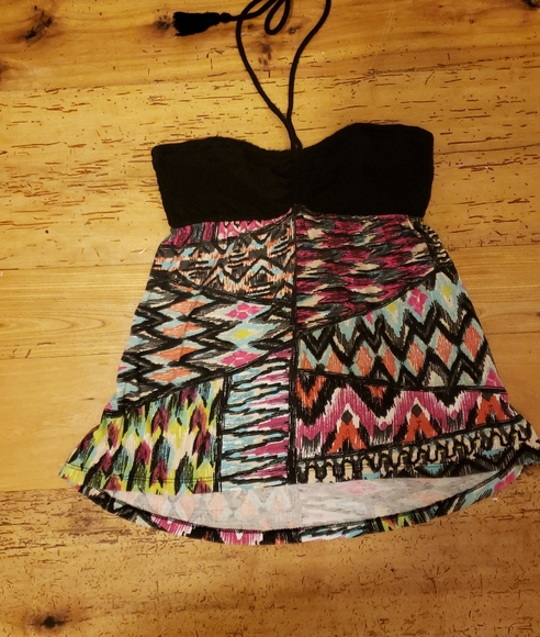 Billabong Tie Halter Top Sz S - Picture 5 of 7